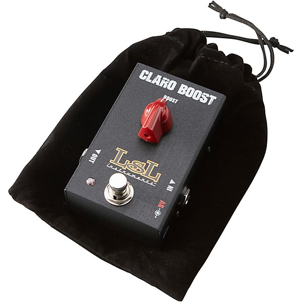 LsL Instruments Claro Boost Clean Boost Effects Pedal Black