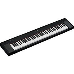 Yamaha Piaggero NP-35 76-Key Portable Keyboard With Power Adapter Black