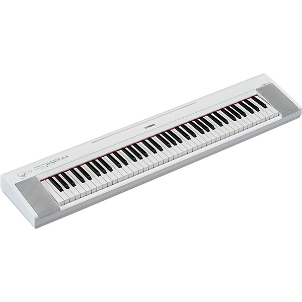 Yamaha Piaggero NP-35 76-Key Portable Keyboard With Power Adapter White