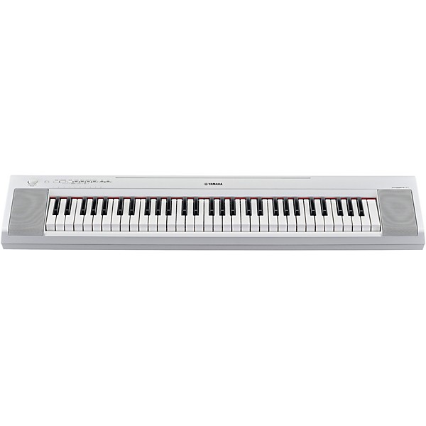 Yamaha Piaggero NP-15 61-Key Portable Keyboard With Power Adapter White