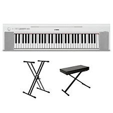 Amazon.com: Yamaha NP12WH KIT | 61 Key Entry Level Piaggero
