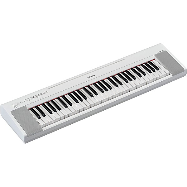 Yamaha Piaggero NP-15 61-Key Portable Keyboard With Power Adapter White Essentials Package