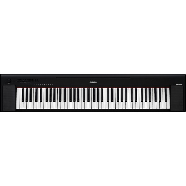 Yamaha Piaggero NP-35 76-Key Portable Keyboard With Power Adapter Black Essentials Package