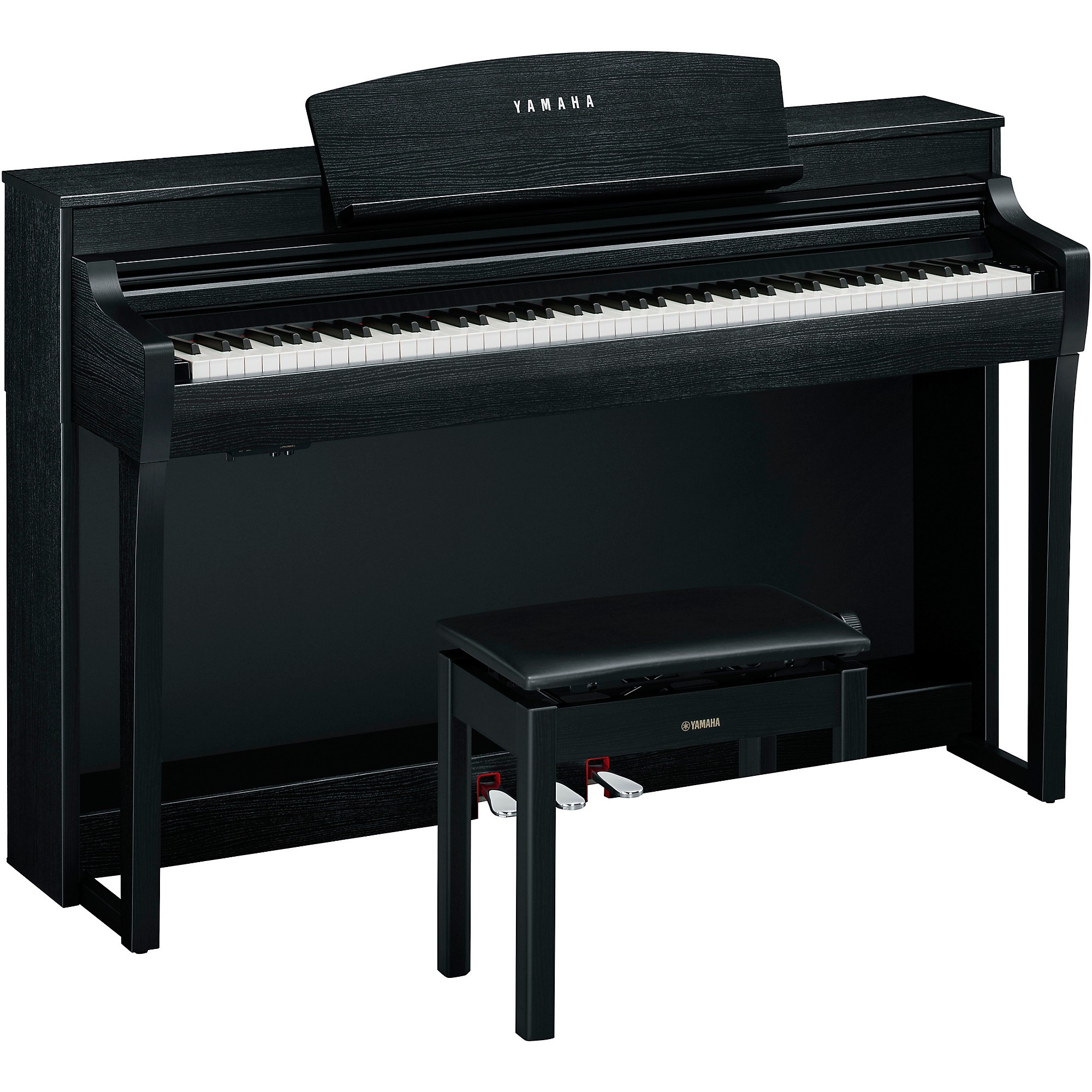 Yamaha Clavinova CSP-255 Digital Console Piano With Bench Black