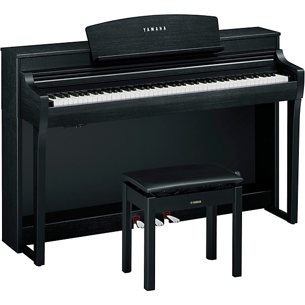 Yamaha Clavinova CSP-255 Digital Console Piano With Bench Black Walnut