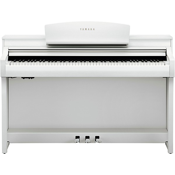 Yamaha Clavinova CSP-255 Digital Console Piano With Bench Matte White
