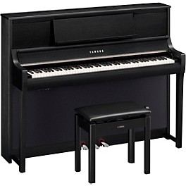 Yamaha Clavinova CSP-295 Digital Upright Piano With... Yamaha Clavinova CSP-295 Digital Upright Piano With Bench Black Walnut