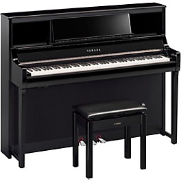 Yamaha Clavinova CSP-295 Digital Upright Piano Wi... Yamaha Clavinova CSP-295 Digital Upright Piano With Bench Polished Ebony