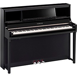 Yamaha Clavinova CSP-295 Digital Upright Piano With Bench Polished Ebony