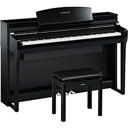 Yamaha Clavinova CSP-275 Digital Console Piano With Bench Polished Ebony