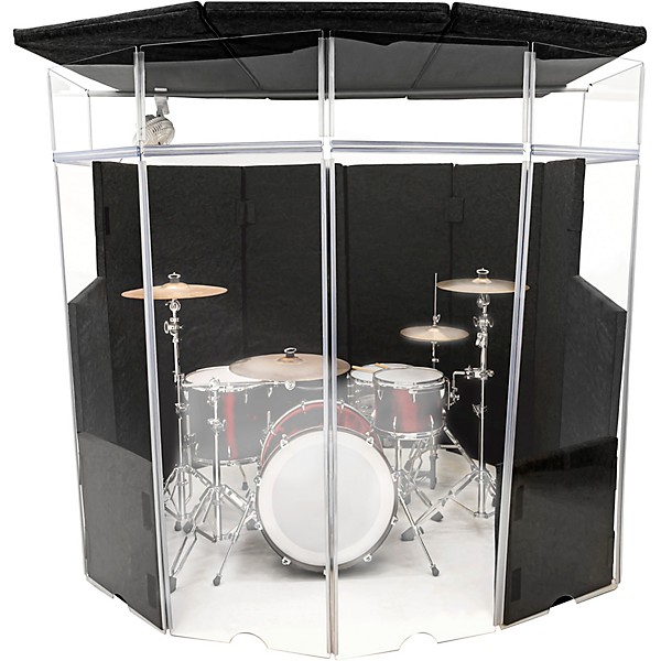 Control Acoustics 6 Foot Acrylic Isolation Booth and Sound Dampening System