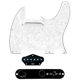 920d Custom Texas Vintage Loaded Pickguard for Tele With T3W-REV-B Control Plate White Pearl
