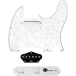 920d Custom Texas Vintage Loaded Pickguard for Tele With T3W-REV-C Control Plate White Pearl