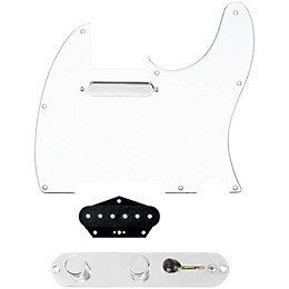 920D Custom Texas Vintage Loaded Pickguard for Tele With T3W-REV-C Control Plate White