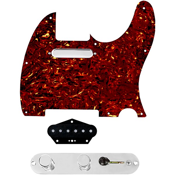 920d Custom Texas Vintage Loaded Pickguard for Tele With T3W-REV-C Control Plate Tortoise