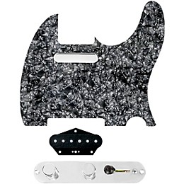 920D Custom Texas Vintage Loaded Pickguard for Tele With T3W-REV-C Control Plate Black Pearl