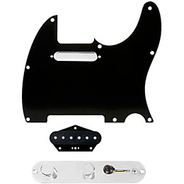 920d Custom Texas Vintage Loaded Pickguard for Tele With T3W-REV-C Control Plate Black