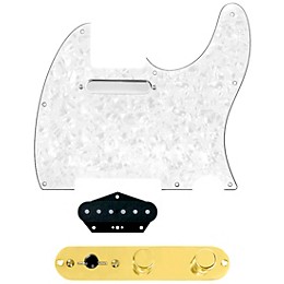 920D Custom Texas Vintage Loaded Pickguard for Tele With T3W-G Control Plate White Pearl