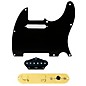 920d Custom Texas Grit Loaded Pickguard for Tele With T3W-REV-G Control Plate Black thumbnail