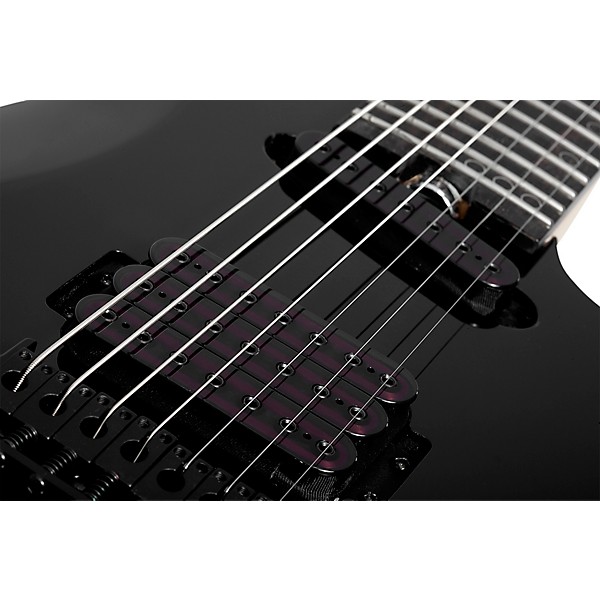 Schecter Guitar Research Sunset 7-String Triad Electric Guitar Gloss Black