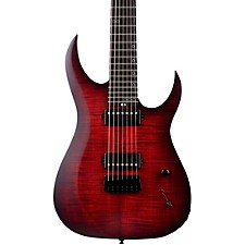 ギター Legator Ninja N7FP - IF Iris Fade Legator N7FP Ninja Performance 7-String Electric Guitar Iris