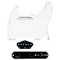 920d Custom Texas Grit Loaded Pickguard for Tele With T3W-REV-B Control Plate White thumbnail