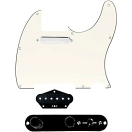 920d Custom Texas Grit Loaded Pickguard for Tele With T3W-REV-B Control Plate Parchment