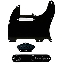 920d Custom Texas Grit Loaded Pickguard for Tele With T3W-REV-B Control Plate Black