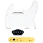 920d Custom Texas Grit Loaded Pickguard for Tele With T3W-G Control Plate White thumbnail