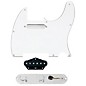 920d Custom Texas Grit Loaded Pickguard for Tele With T3W-REV-C Control Plate White thumbnail