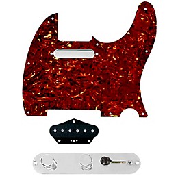 920d Custom Texas Grit Loaded Pickguard for Tele With T3W-REV-C Control Plate Tortoise