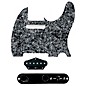 920d Custom Texas Grit Loaded Pickguard for Tele With T3W-REV-B Control Plate Black Pearl thumbnail