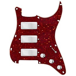 920d Custom Stadium Triple Mini Humbucker Loaded Pickguard for Strat With S7W-500K Wiring Harness Tortoise