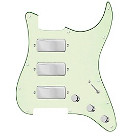 920d Custom Stadium Triple Mini Humbucker Loaded Pickguard for Strat With S7W-500K Wiring Harness Mint Green