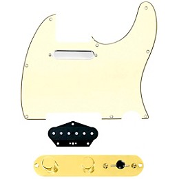 920d Custom Texas Vintage Loaded Pickguard for Tele With T4W-REV-G Control Plate Aged White