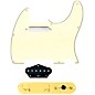 920d Custom Texas Vintage Loaded Pickguard for Tele With T4W-REV-G Control Plate Aged White thumbnail
