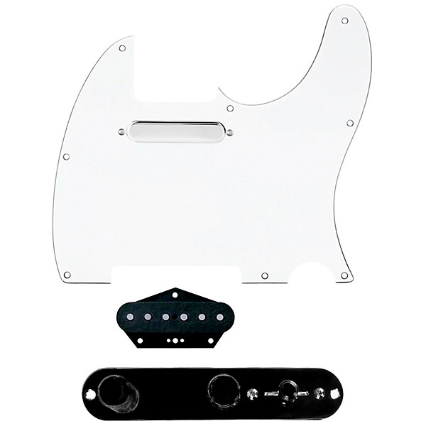 920D Custom Texas Vintage Loaded Pickguard for Tele With T4W-REV-B Control Plate White