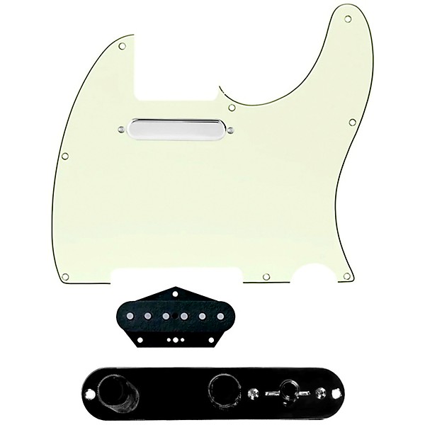 920d Custom Texas Vintage Loaded Pickguard for Tele With T4W-REV-B Control Plate Mint Green