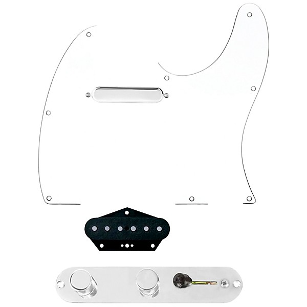 920d Custom Texas Vintage Loaded Pickguard for Tele With T4W-REV-C Control Plate White
