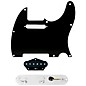920d Custom Texas Vintage Loaded Pickguard for Tele With T4W-REV-C Control Plate Black thumbnail