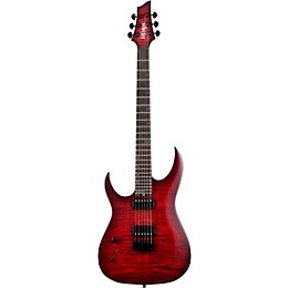 Schecter Guitar Research Sunset Extreme Left-Handed Electric Guitar Scarlet Burst
