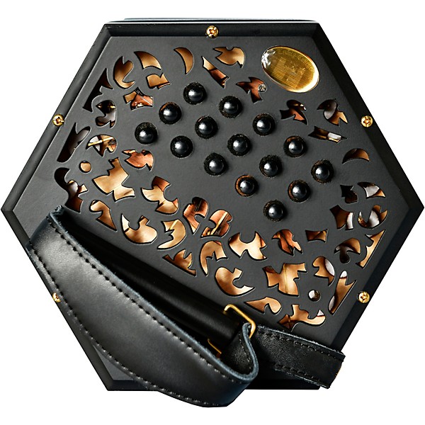 Trinity College AP-3530A Anglo-Style 30-Button Concertina Satin Black