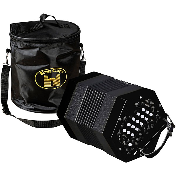 Trinity College AP-1130A Anglo-Style 30-Button Concertina Black