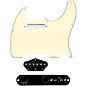 920d Custom Texas Grit Loaded Pickguard for Tele With T3W-REV-B Control Plate Aged White thumbnail