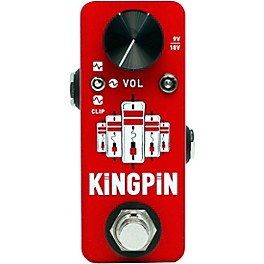 CopperSound Pedals Kingpin Germanium Clipper Effects Pedal Red