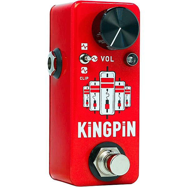 CopperSound Pedals Kingpin Germanium Clipper Effects Pedal Red