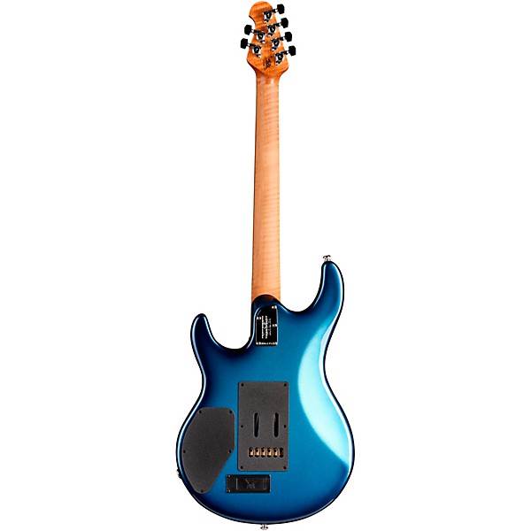 Ernie Ball Music Man Luke 4 SSS Electric Guitar Diesel Blue