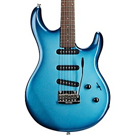 Ernie Ball Music Man Luke 4 SSS Electric Guitar Diesel Blue