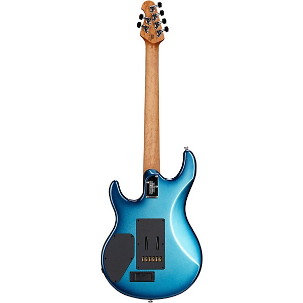 Ernie Ball Music Man Luke 4 SSS Electric Guitar Diesel Blue