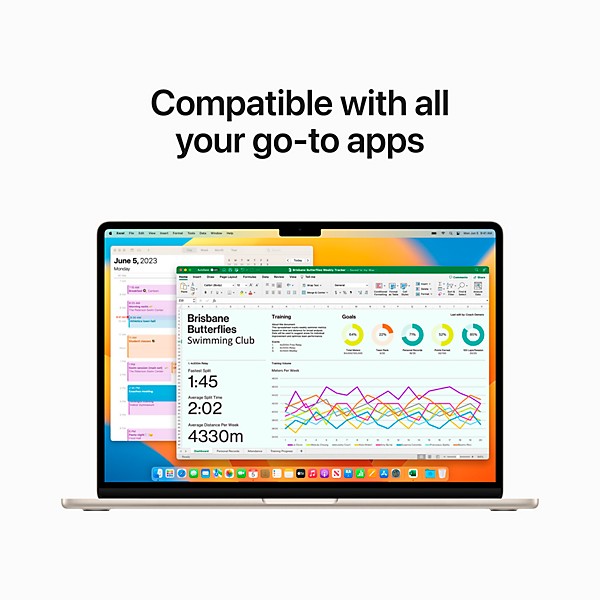 Apple 15" MacBook Air: 256GB - Starlight